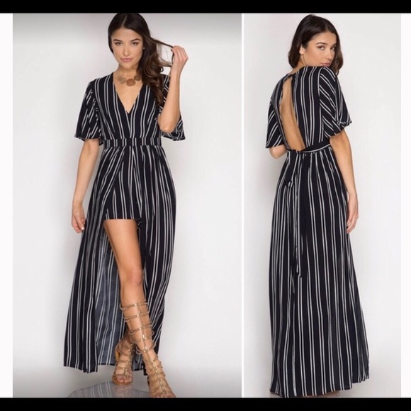 long dress with shorts